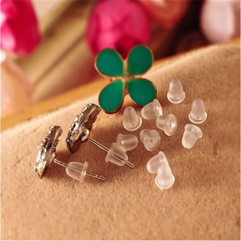 Silicone Allergy Safety Earring Stud