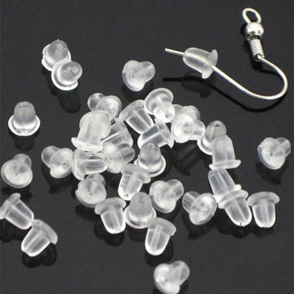 Silicone Allergy Safety Earring Stud