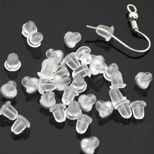 Silicone Allergy Safety Earring Stud