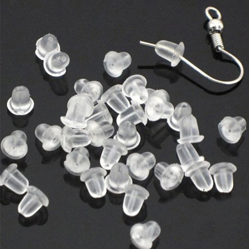 Silicone Allergy Safety Earring Stud