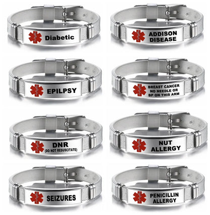 Medical Alert ID Bracelet