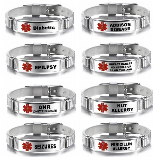 Medical Alert ID Bracelet