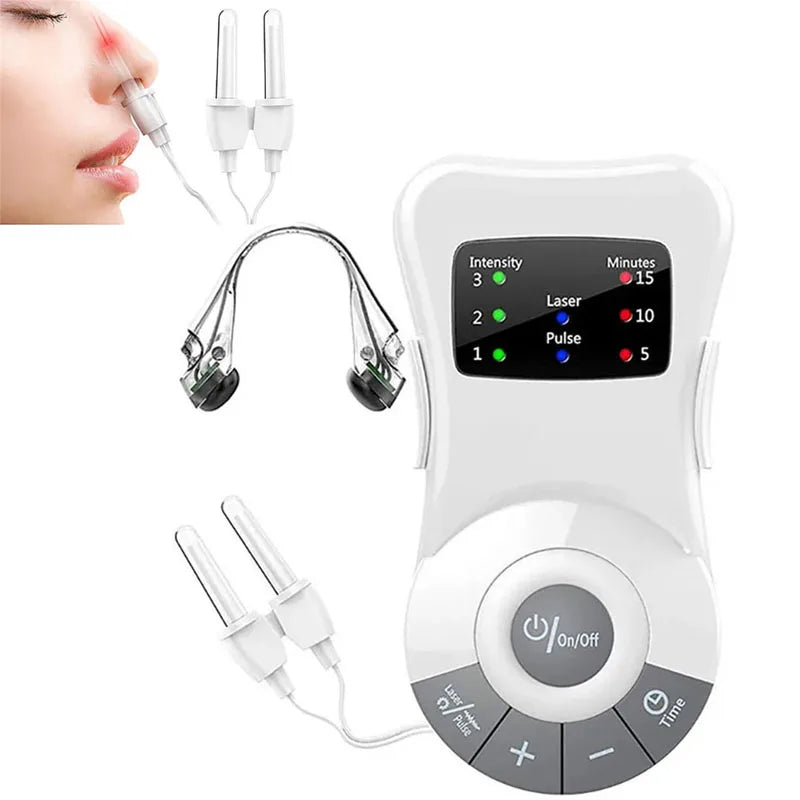 Nasal Allergy Reliever - Low Frequency Pulse Massage Treatment Device
