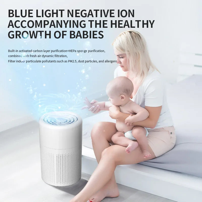 Air Purifier  Filter 2-in-1 Deodorizing Air Cleaner for Home