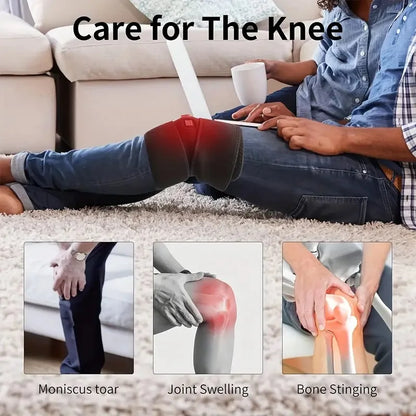 Electric Knee Heating Brace Support for Arthritis Joint Old Cold Leg Knee Warmer Pain