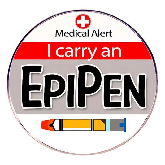 Medical Alert Epipen Inside Enamel Pin