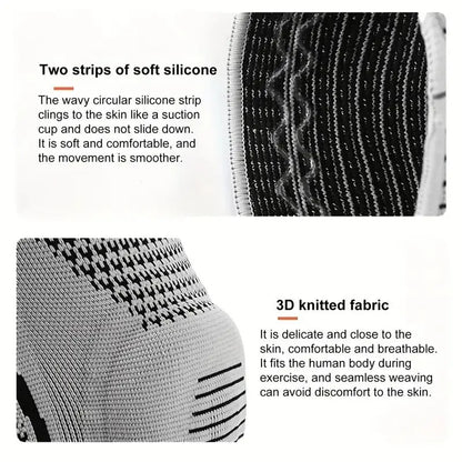 Non-Slip Knee Support Brace with Patella Gel Pad Stabilizers