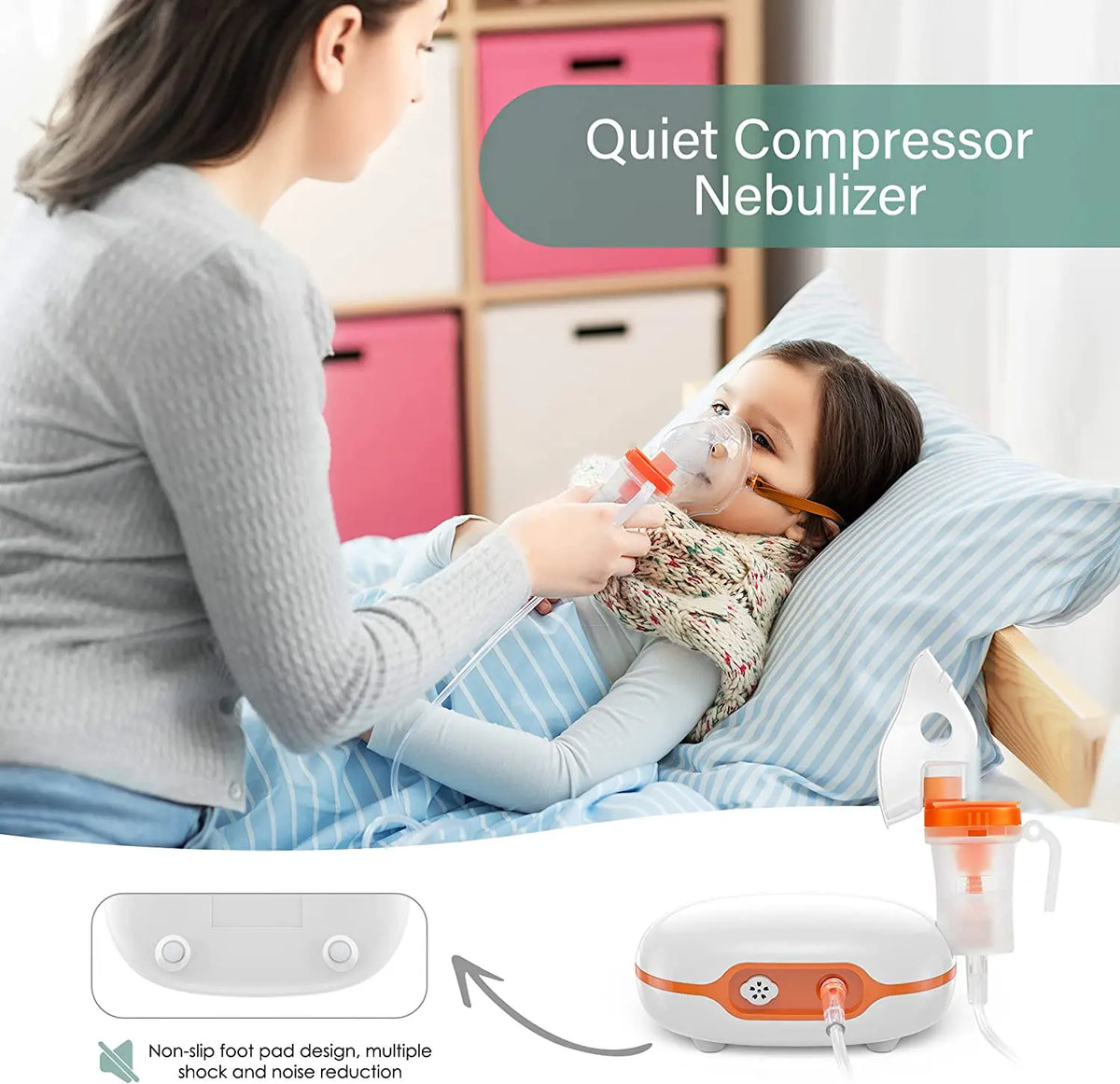 Nebulizer Machine for Adults & Kids with Accessories