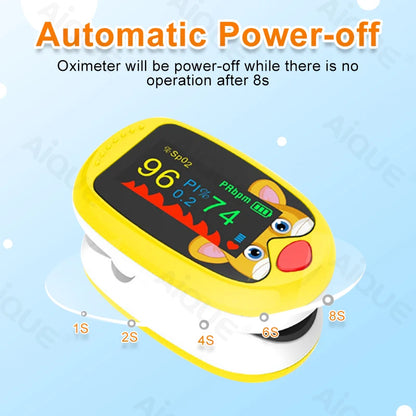 AiQUE Rechargeable Child Pulse Oximeter