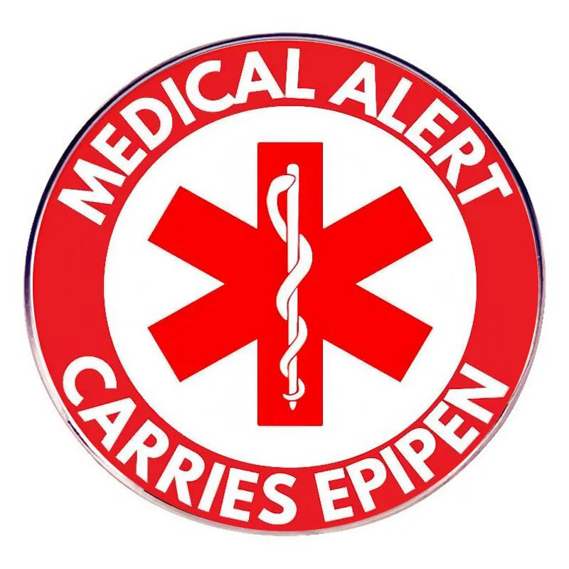 Medical Alert Epipen Inside Enamel Pin