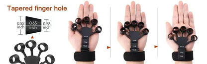 Silicone Grip Training and Hand Stretcher /Strengthener