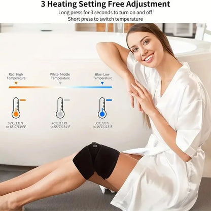 Electric Knee Heating Brace Support for Arthritis Joint Old Cold Leg Knee Warmer Pain