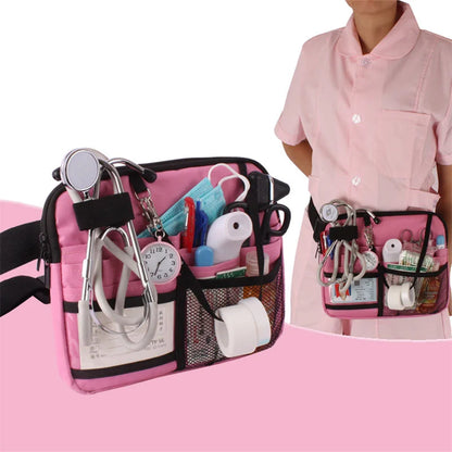 Multi Pocket Waist Organizer Belt with Adjustable Strap