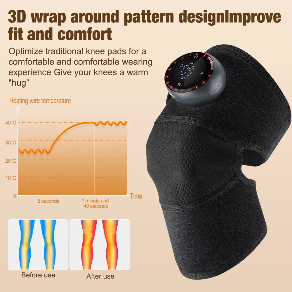 3-in-1 Heated Knee Massager