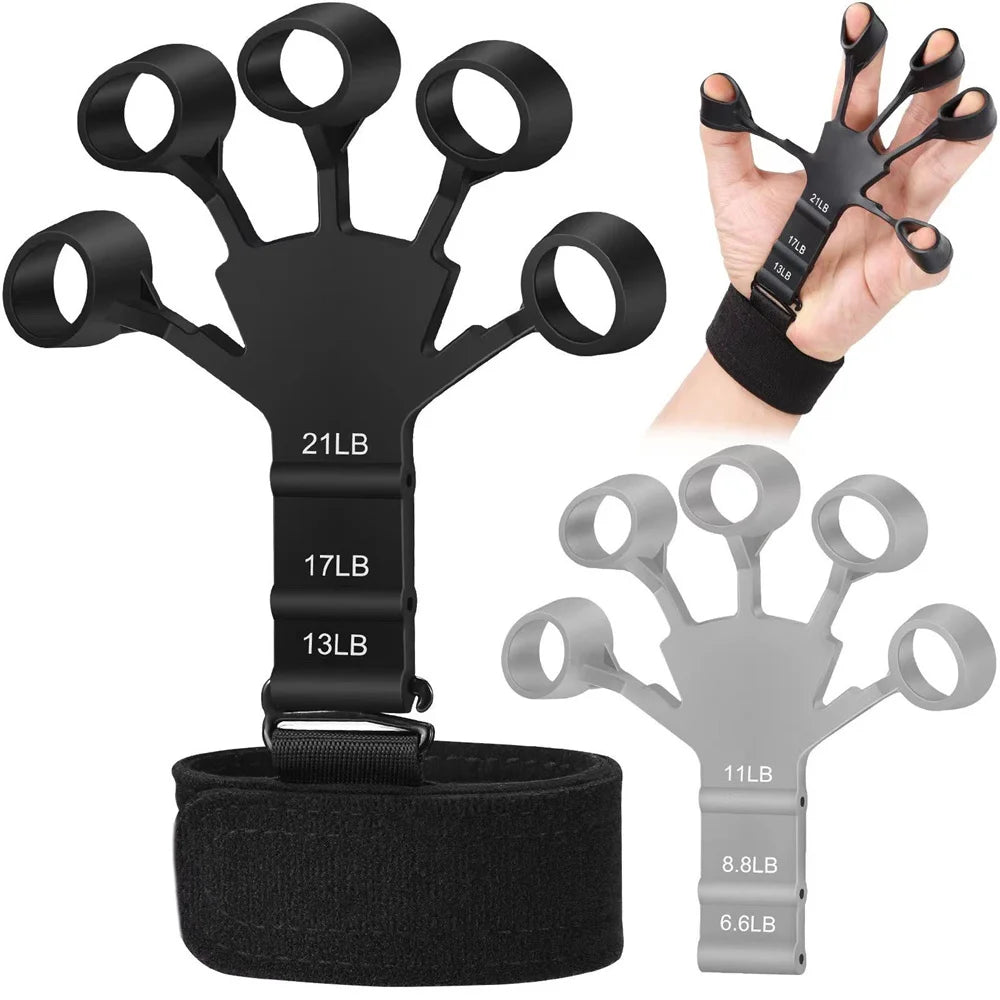 Silicone Grip Training and Hand Stretcher /Strengthener