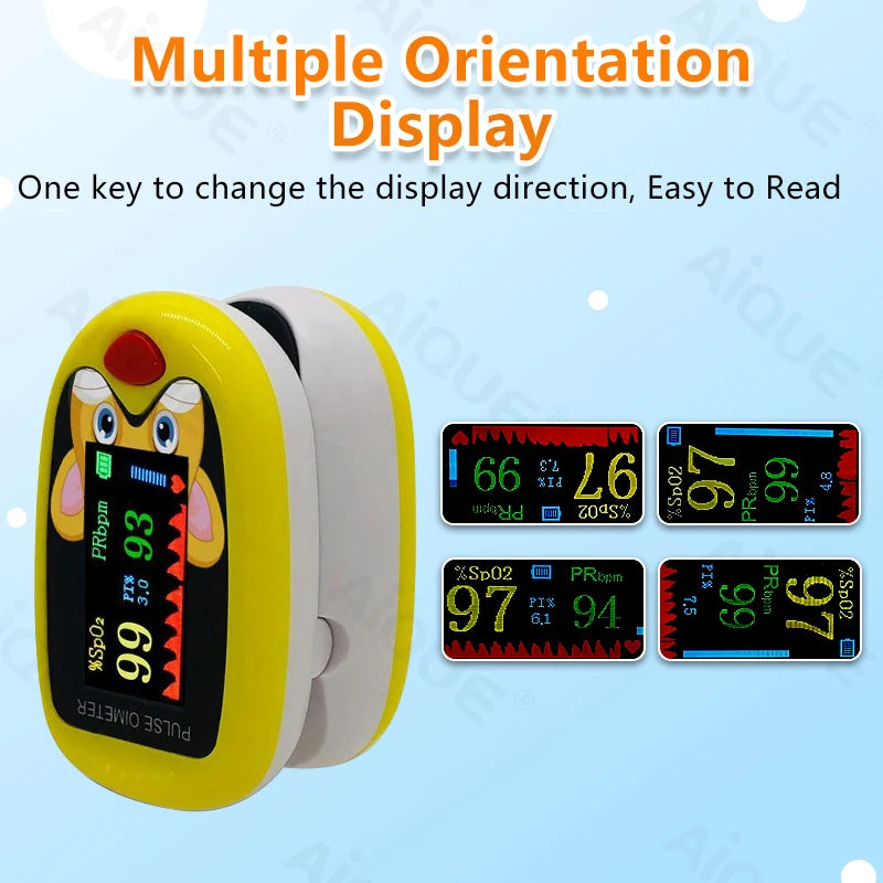 AiQUE Rechargeable Child Pulse Oximeter