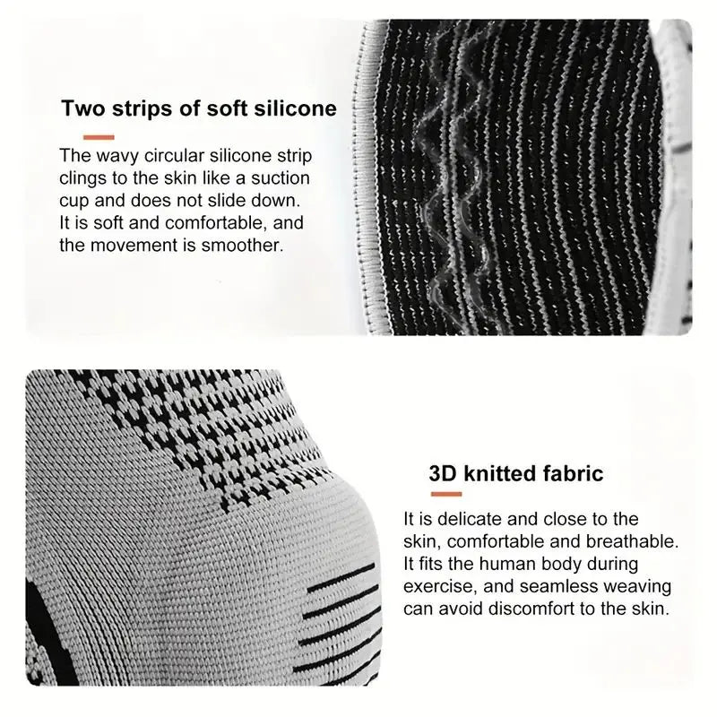 Non-Slip Knee Support Brace with Patella Gel Pad Stabilizers
