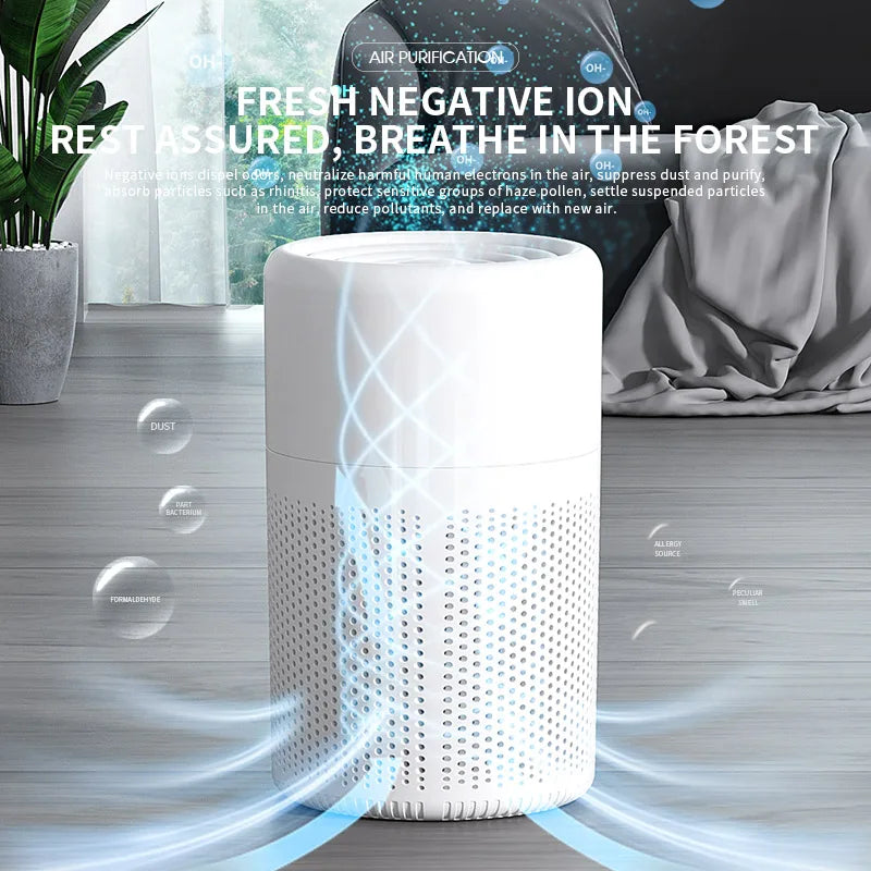 Air Purifier  Filter 2-in-1 Deodorizing Air Cleaner for Home