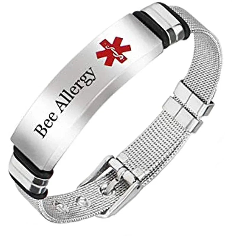 Medical Alert Allergy Awareness Bracelet