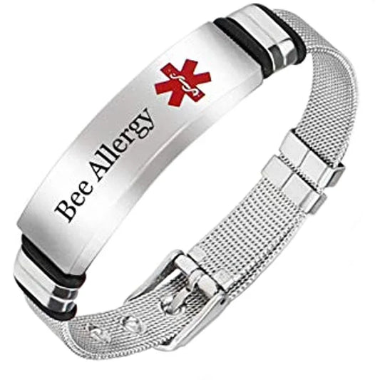 Medical Alert Allergy Awareness Bracelet