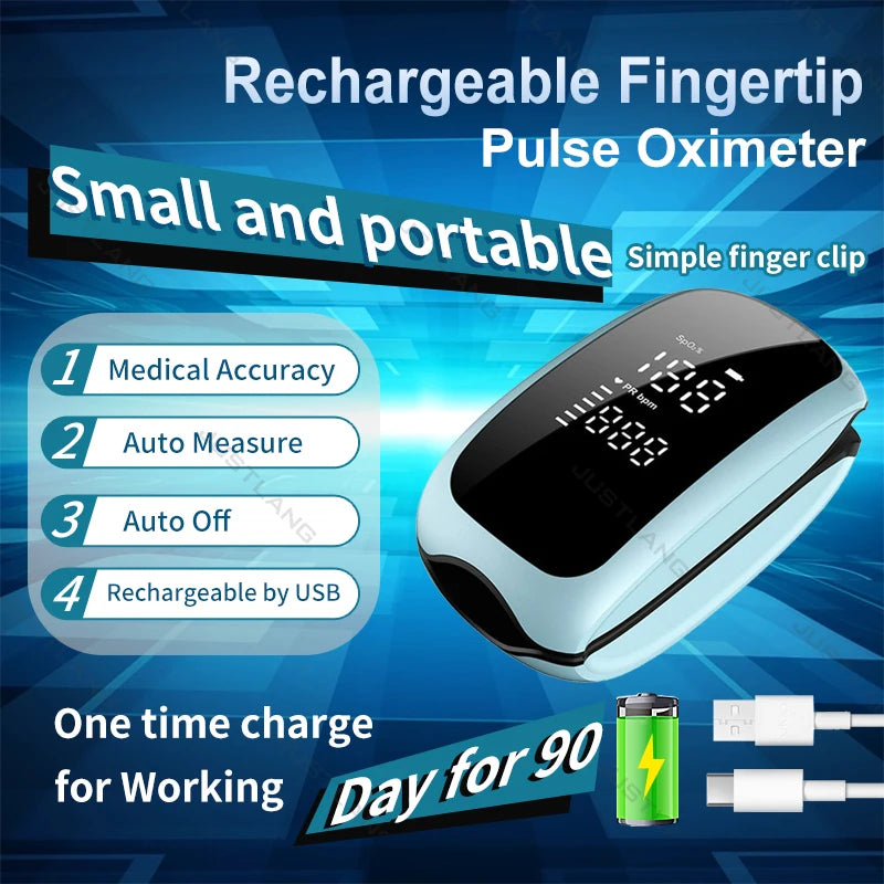 Rechargeable Pulse Oxygen Saturation Monitor