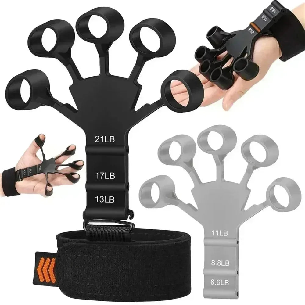 Silicone Grip Training and Hand Stretcher /Strengthener