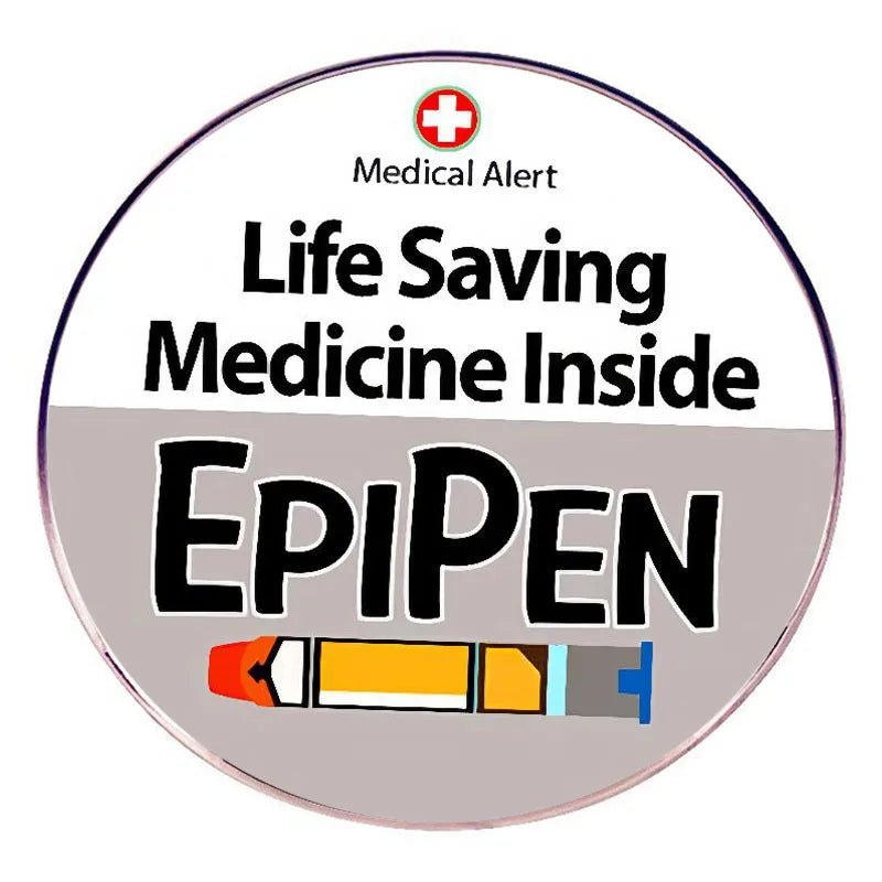 Medical Alert Epipen Inside Enamel Pin