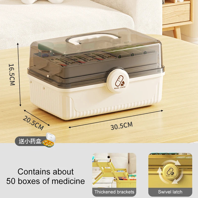 Large Capacity Medicine Storage Box