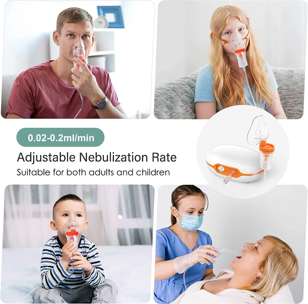 Nebulizer Machine for Adults & Kids with Accessories