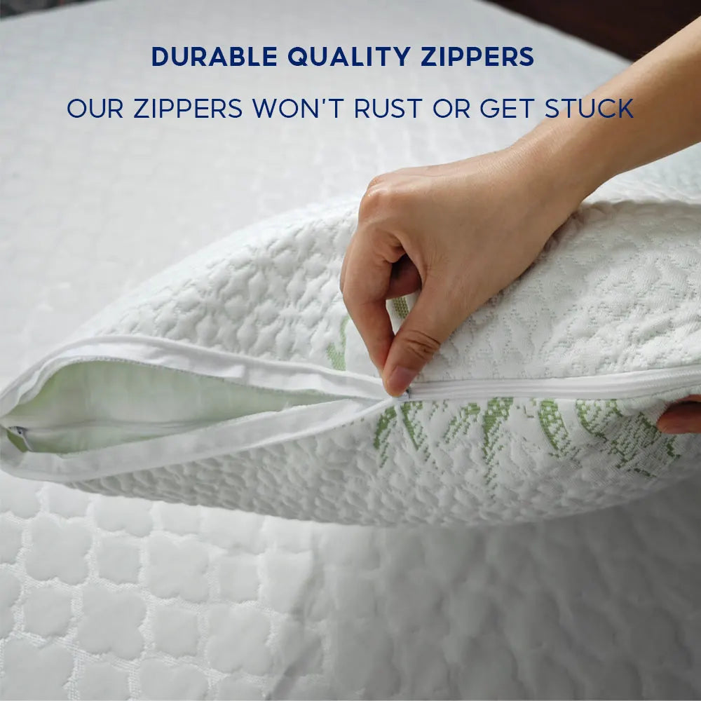 Allergy Dust-mite waterproof bamboo pillow protector