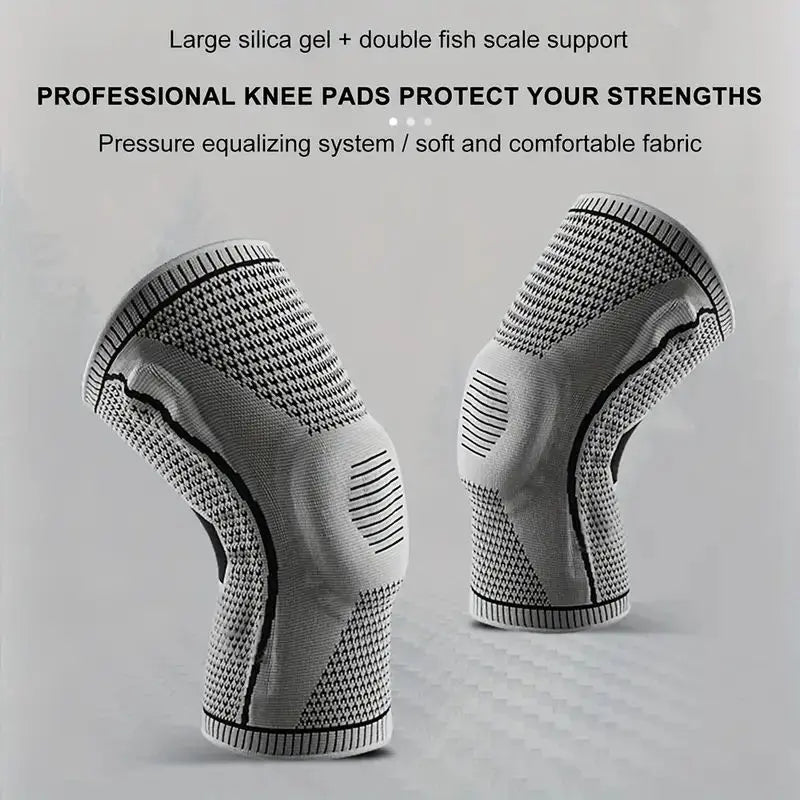 Non-Slip Knee Support Brace with Patella Gel Pad Stabilizers