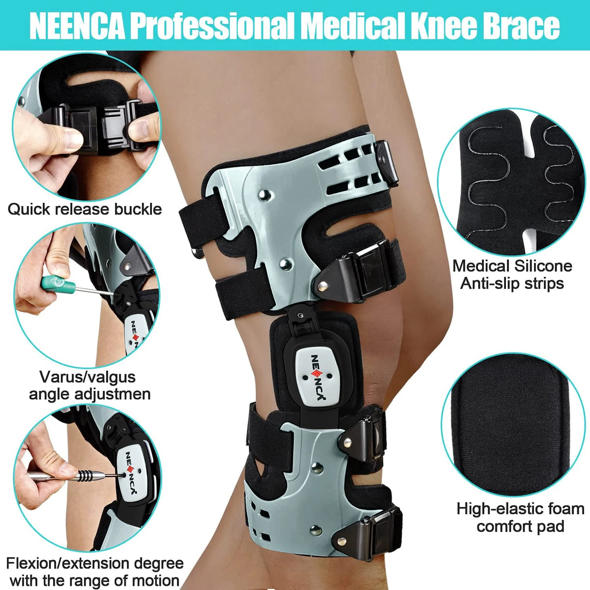NEENCA OA Unloader Knee Brace Support