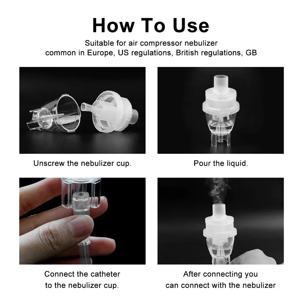 Medical Atomized  Nebulizer Cup Air Compressor 10/6ML