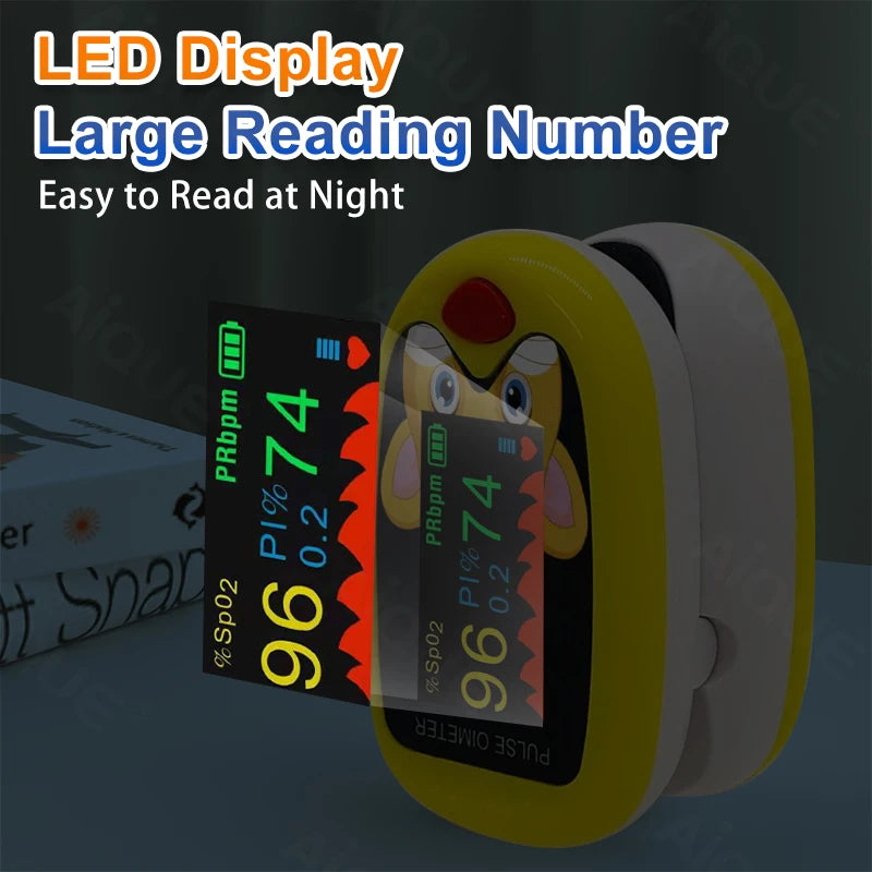 AiQUE Rechargeable Child Pulse Oximeter