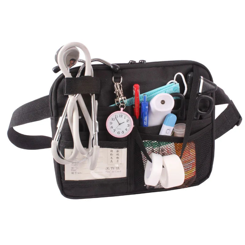 Multi Pocket Waist Organizer Belt with Adjustable Strap