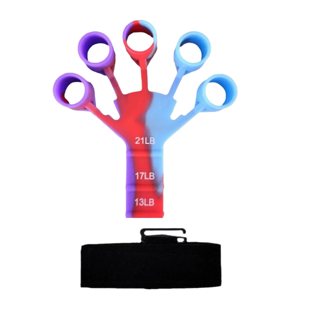 Silicone Grip Training and Hand Stretcher /Strengthener